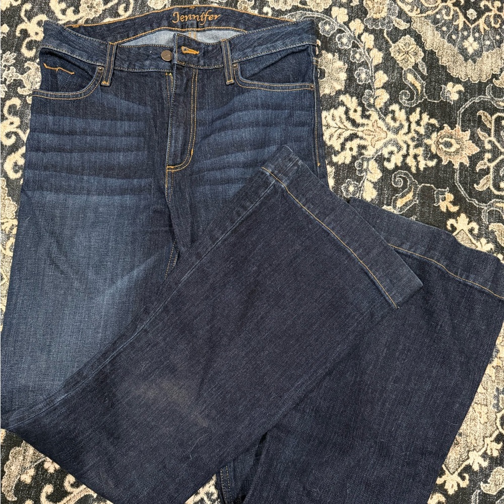 Kimes Ranch Women's Dark Blue Straight Leg Jeans